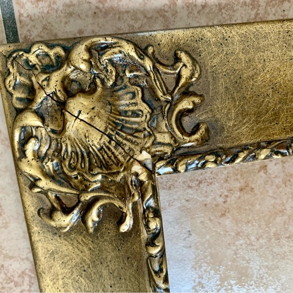 Vintage Victorian Style Gold Color Frame 19/22” - Picture 12 of 15